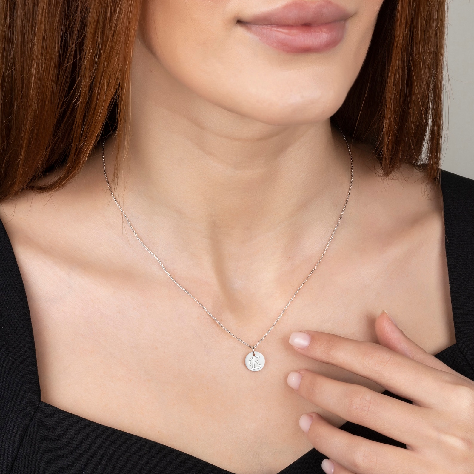 Kate Middleton Monogram Necklaces Jewelry Name Chain Silver Etsy