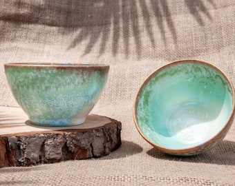 SET OF 4 Lotus Porcelain Mini Bowl|Breakfast Bowl|Salad Bowl|Soup Bowl|Porcelain Tableware|Handmade pottery|Serving Bowl|Fruit, Matcha Bowl