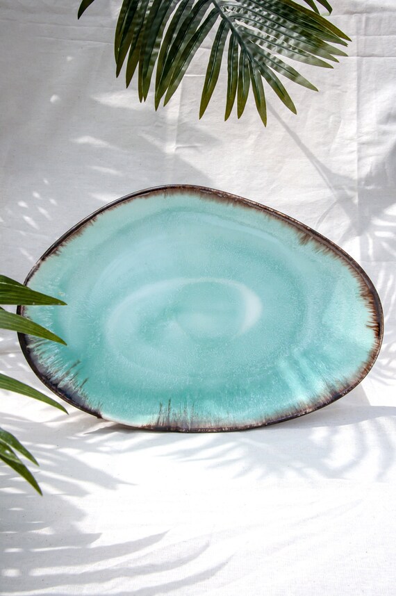 Large oval dinner plates cheap