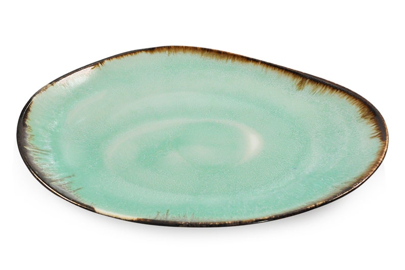 Large Oval Serving Plate Porcelain tableware Dinner Plate Serving Platter Porcelain Hand painted Fruit Plate Serving Plate image 10
