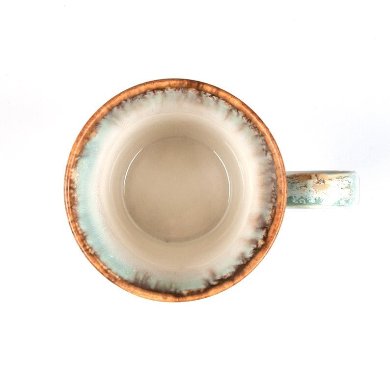 Taza de porcelana en forma de V / Taza hecha a mano / Taza de cerámica / Tazas de cerámica hechas a mano / Taza de café / Juego de tazas / Regalo de taza imagen 7
