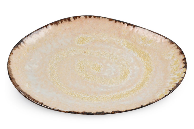 Large Oval Serving Plate Porcelain tableware Dinner Plate Serving Platter Porcelain Hand painted Fruit Plate Serving Plate image 4