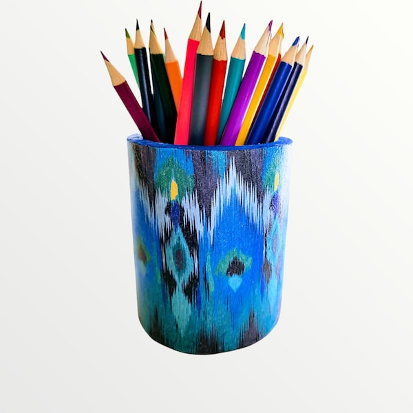 Pen pot / pencil holder /pen holder / decoupage