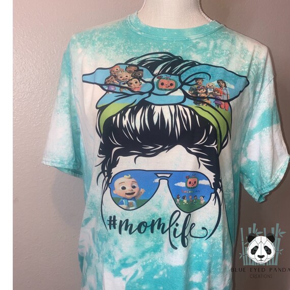 MomLife BleachedTee and Mask