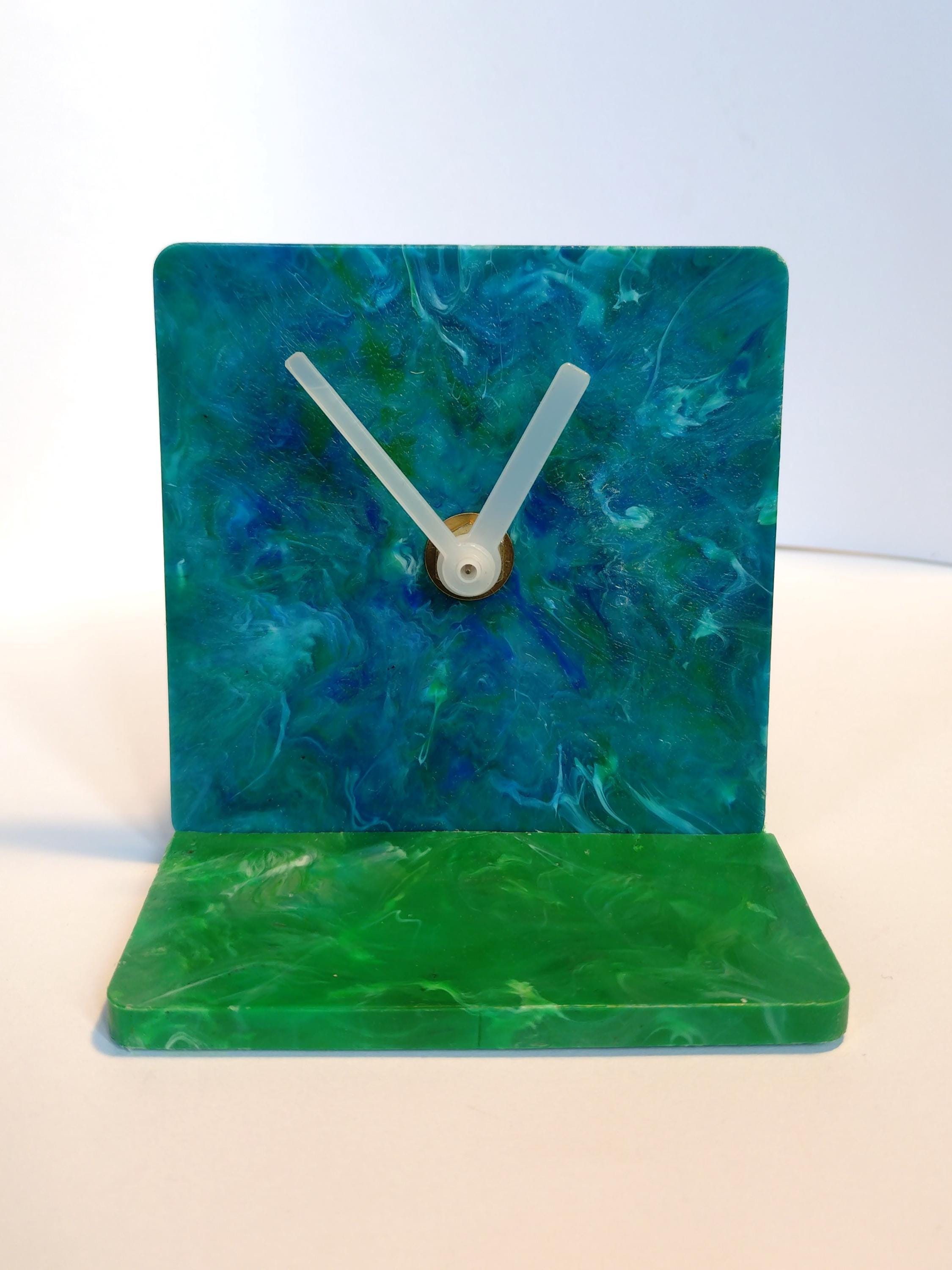Recycled Plastic Tabletop Clock - Etsy