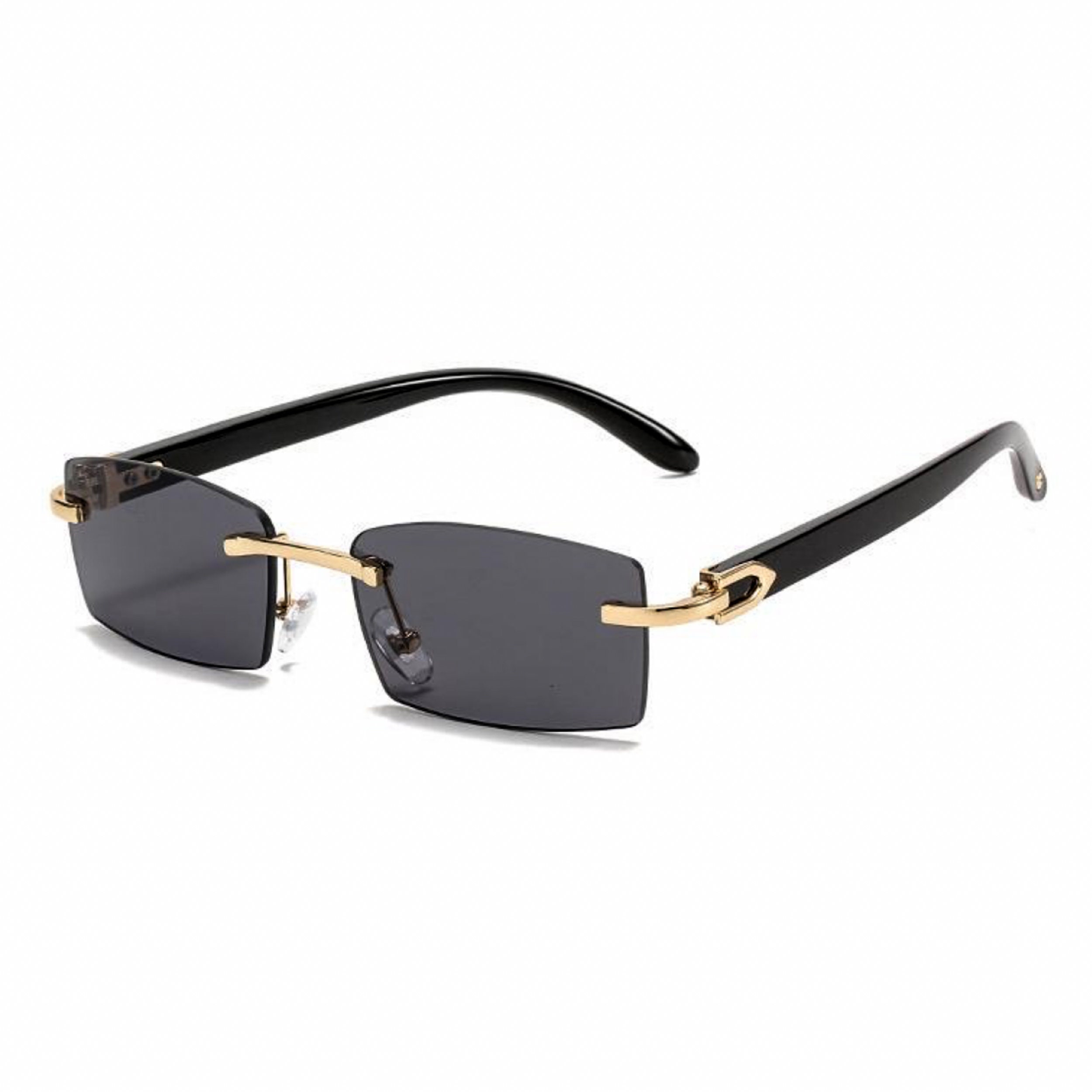  EYLRIM Thick Square Frame Sunglasses for Women Men