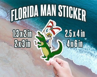 Florida Man Sticker