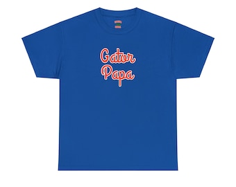 Cursive Gator Papa Florida Gators Shirt