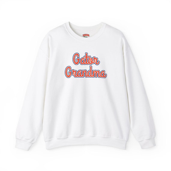 Cursive Gator Grandma Florida Gators Sweatshirt Etsy Australia