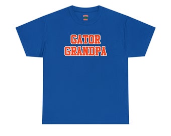 Gator Grandpa Athletic Font Florida Gators Shirt