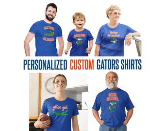 Custom Gators Shirt, Personalized Gators Shirt, Florida Gators Shirt