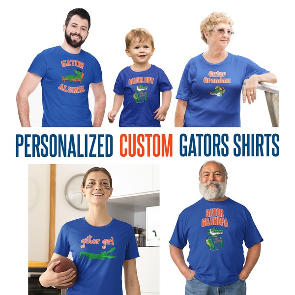 Custom Gators Shirt, Personalized Gators Shirt, Florida Gators Shirt