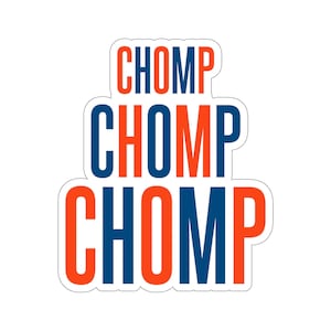 Chomp Florida Gators UF Sticker
