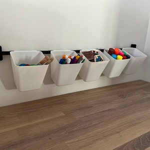 Wall Organizer Craft Storage Wall Mounted Bins Craft Organizer 