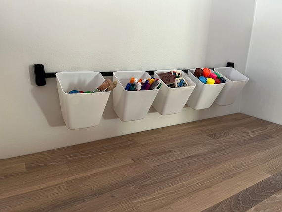 Wall Organizer Craft Storage Wall Mounted Bins Craft Organizer 