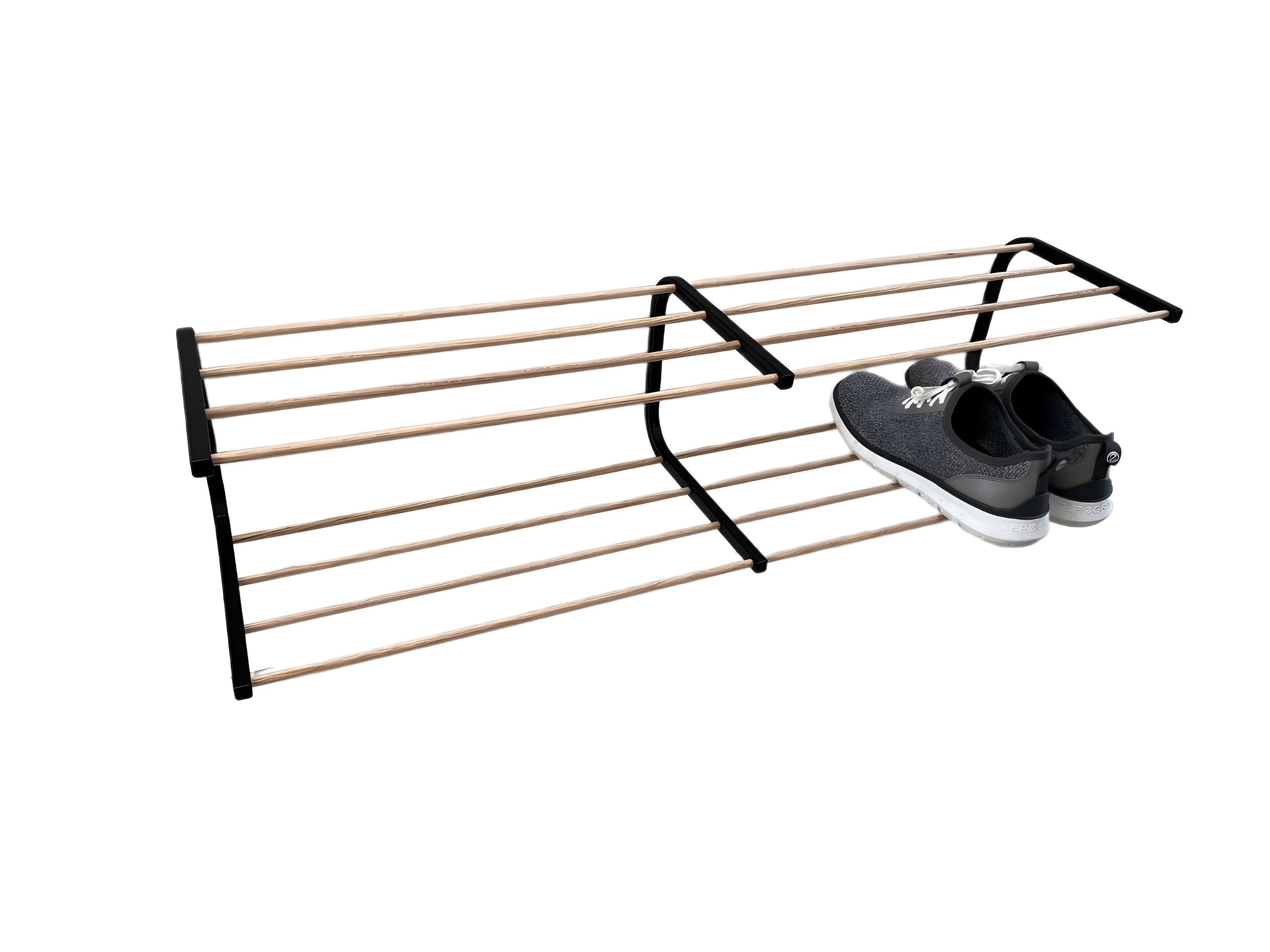 Double Shoe Organizer - Wall Mounted Shoe Rack for Entry Way - 3D ...