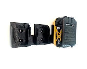 Dewalt 20v MAX Battery Mount & XR Holder | Battery Storage Organizer for Power Tools