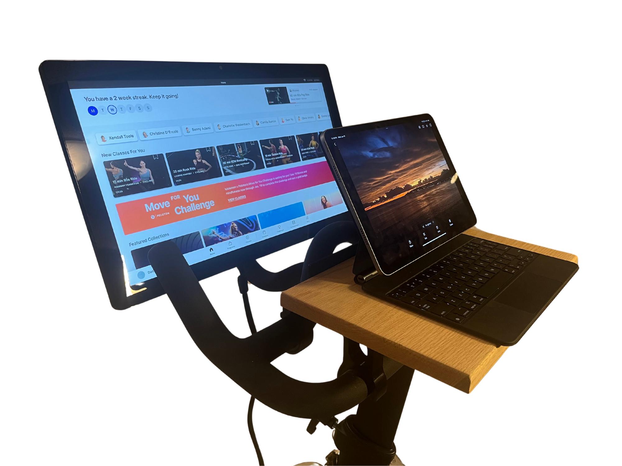 For Peloton Bike+ Peloton Spin Bike Laptop Tray Universal Tablet