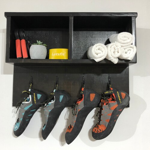 Home Gym Shoe Shelf peloton Inspired Etsy