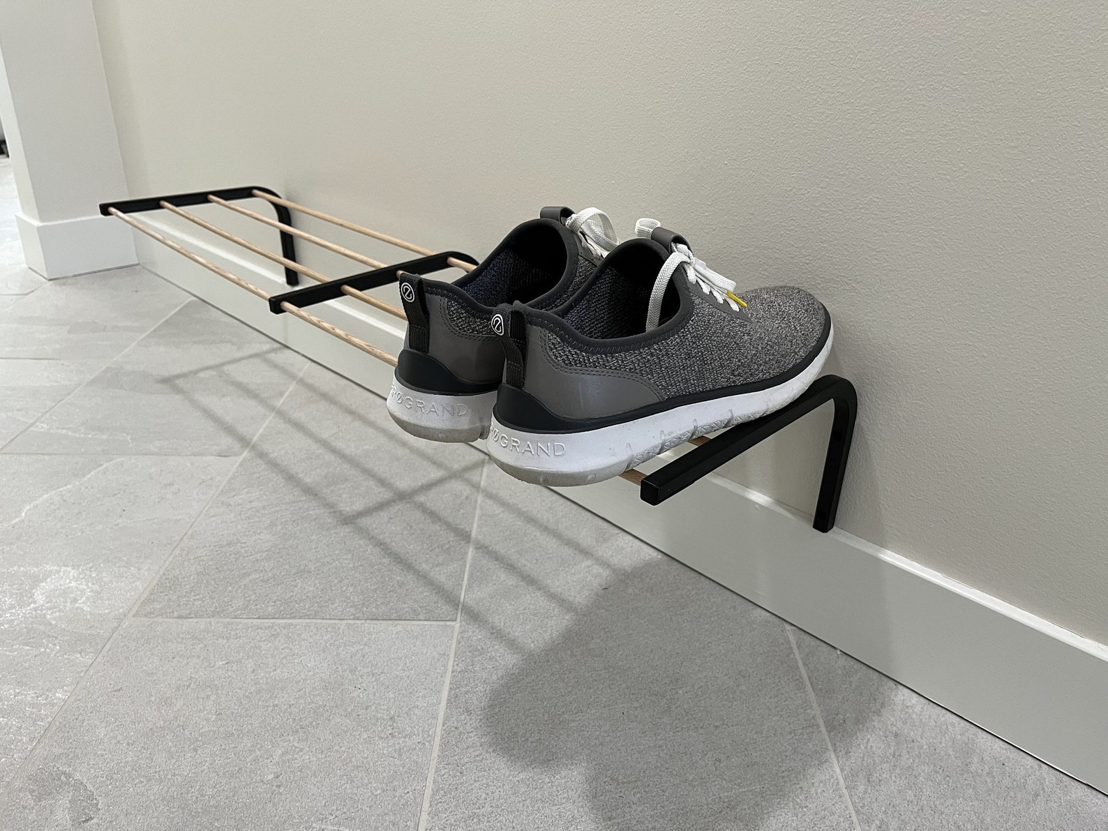 Shoe Rack Entry Way Shoe Organizer Wall Mounted Shoe Etsy