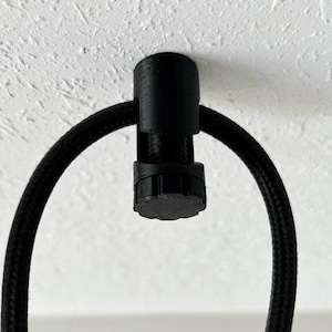 Cord Keeper - Durable Ceiling Wall Hook for Pendant & Chandelier Lighting, Stylish Decor Storage Organizer