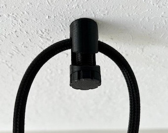 Cord Keeper - Durable Ceiling Wall Hook for Pendant & Chandelier Lighting, Stylish Decor Storage Organizer
