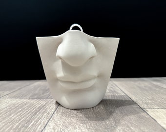 Nose of David, Art Practice Decor, Hand Sculpted Realism, Artist Gift