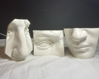 David Study Cast Plaster Set Art Reference, Art Practice Decor, Artist Gift