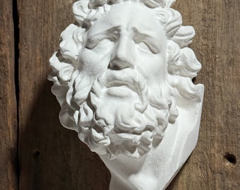 Laocoon mask Cast Art Reference, Handmade Sculpture for Artists