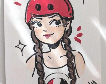 Custom 5x7 Hand Drawn Portrait