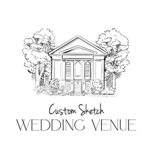 Custom Venue Illustration | Digital Download