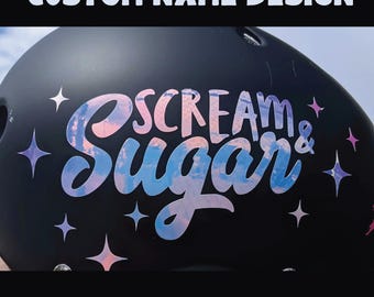 Roller Derby Name & Number Design | Digital File Only | SVG