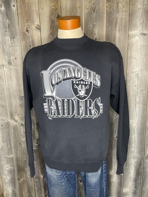 VINTAGE 1990s Los Angeles Raiders Crewneck Sweatsh