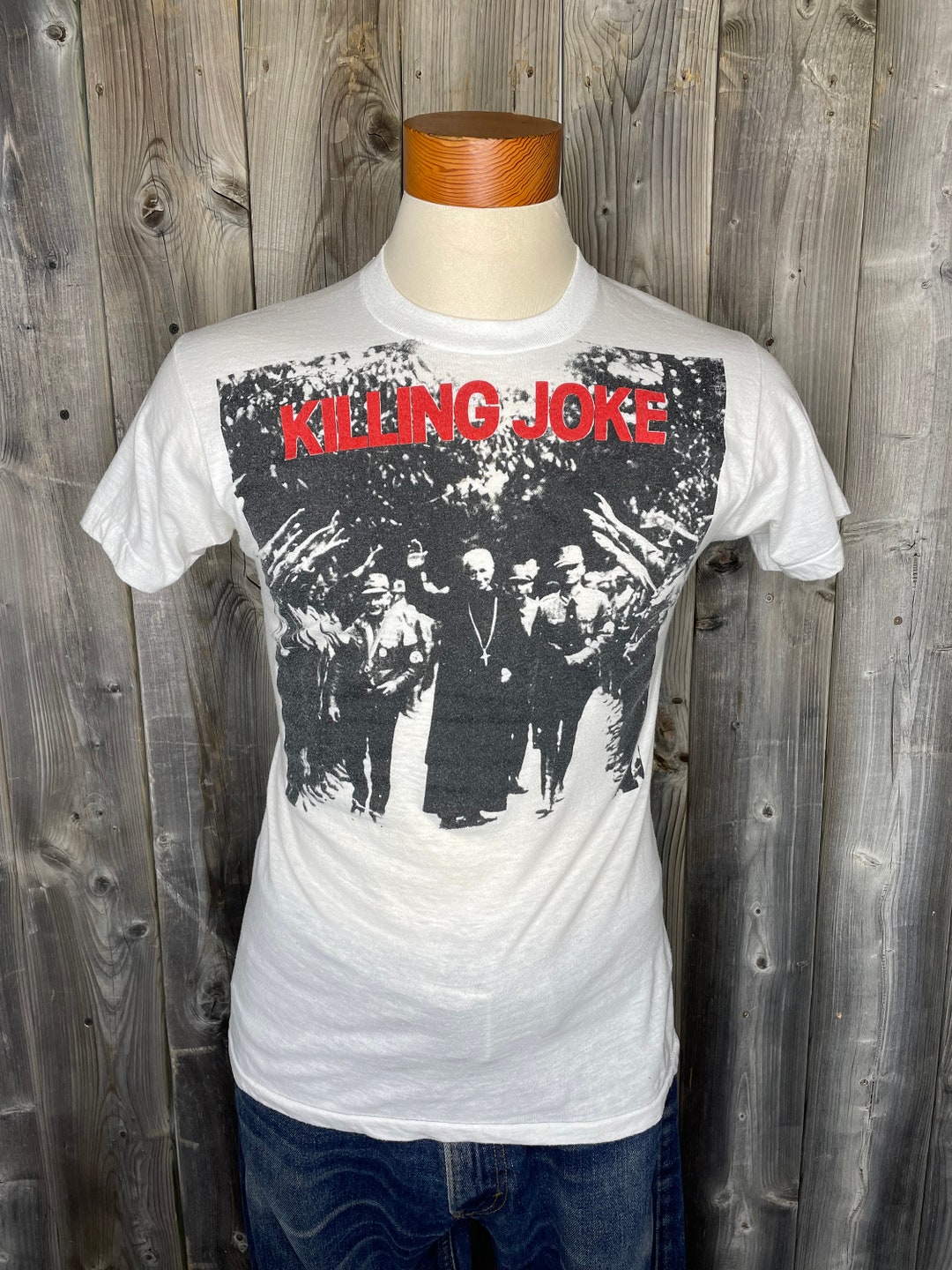 Vintage 1980s Killing Joke T-shirt: Rare Rock Tee, Made in USA - Etsy