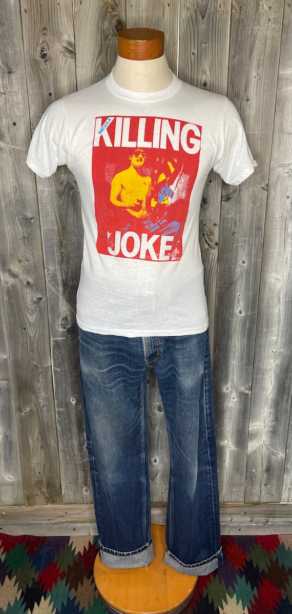 VINTAGE 1980s Killing Joke U.S.A. Tour T-shirt 19… - image 2