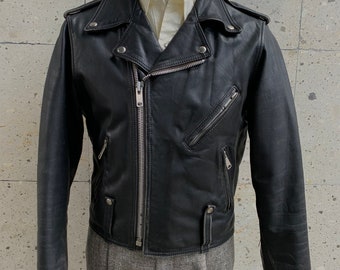 Harley Davidson ブラック ライダースジャケット 60s 70s 60年代 70年代 黒 ブラック ハーレーダビッドソン