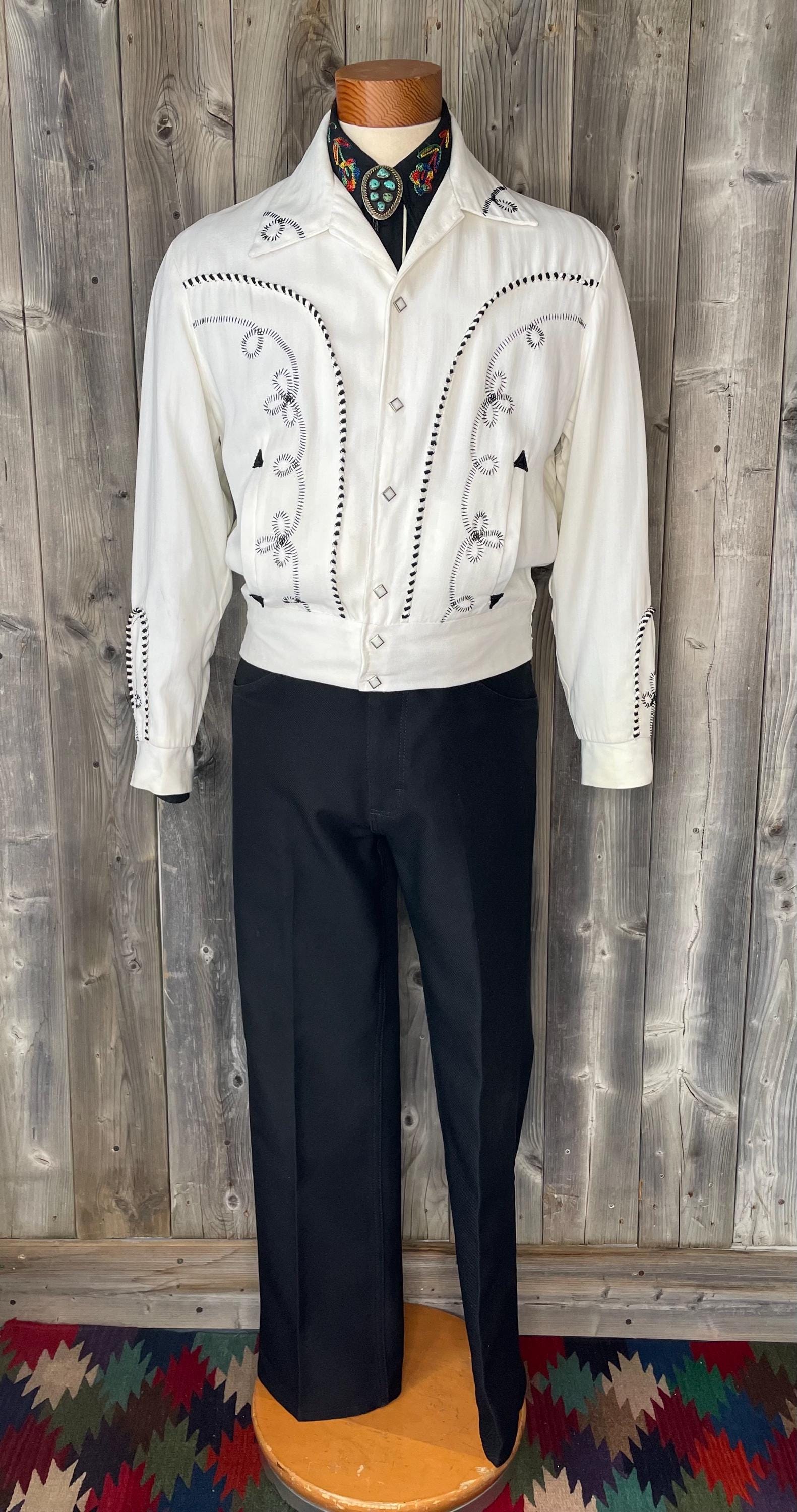 Vintage 1950s Mac Murray Western Jacket: Rockabilly Cowboy Bolero