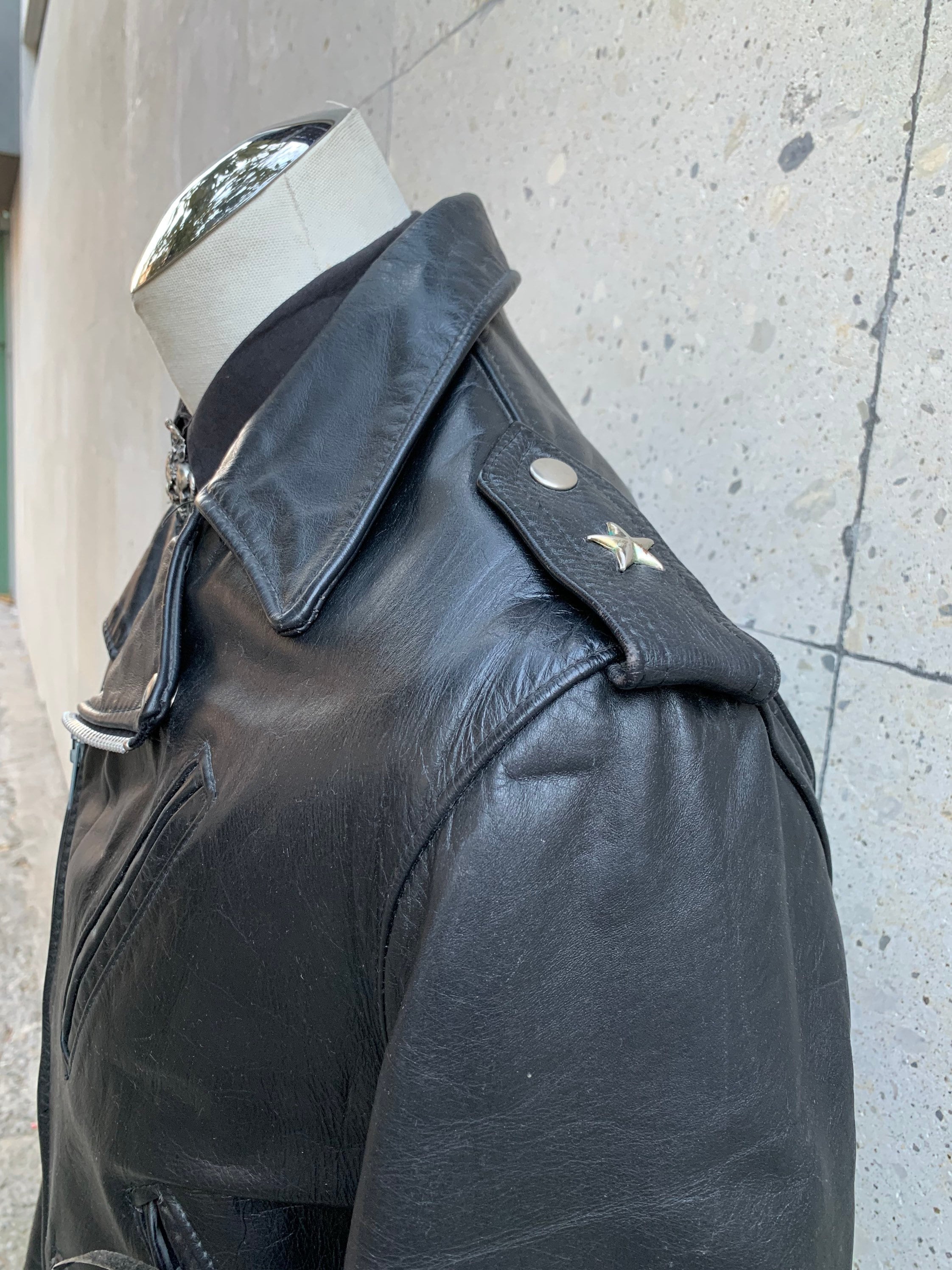 VINTAGE 1970s Bukman Biker Leather Jacket / Rocker / Punk VINTAGE 1970s Bukman Biker Leather Jacket / Rocker / Punk