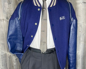 VINTAGE 1950s Butwin Varsity Letterman Jacket Chain Stitch VINTAGE 1950s Butwin Varsity Letterman Jacket Chain Stitch