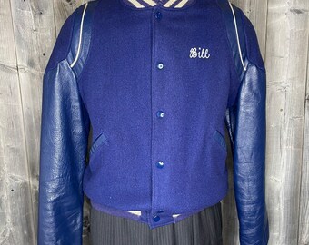 VINTAGE 1950s Butwin Varsity Letterman Jacket Chain Stitch