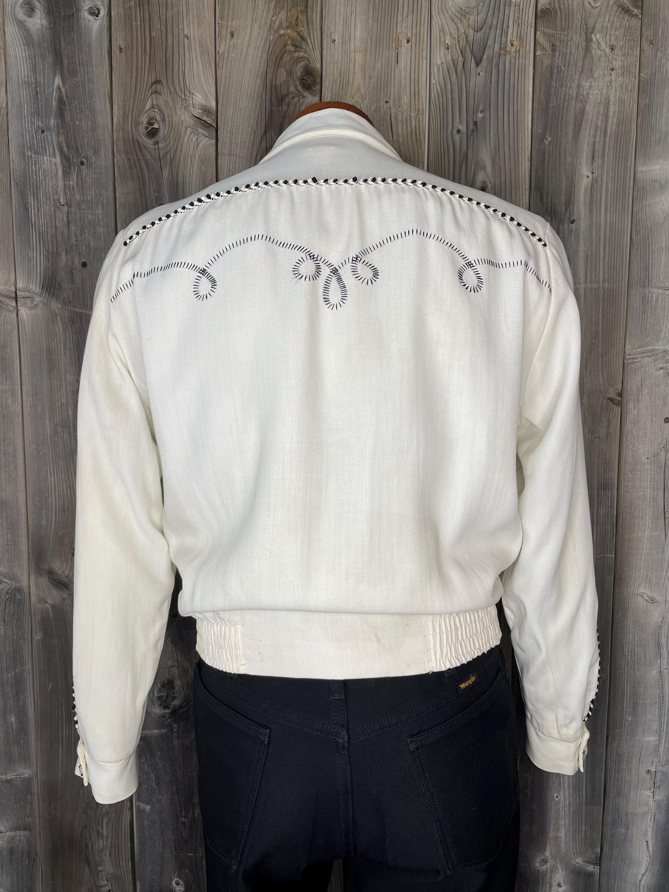 Vintage 1950s Mac Murray Western Jacket: Rockabilly Cowboy Bolero