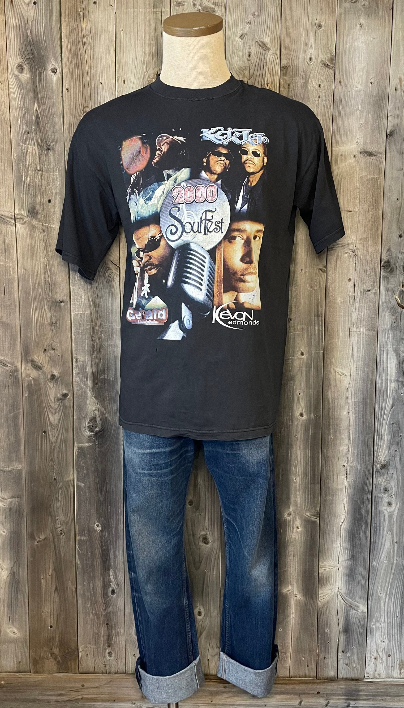 VINTAGE 2000s SOULFEST T-shirt Y2K / K-CI & Jojo / Maze