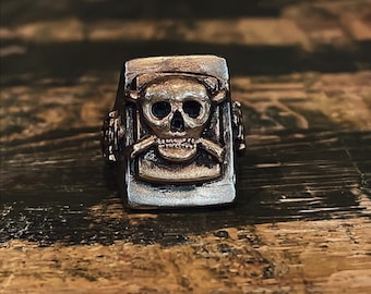 34 vintage 40s' skull Mexican ring 【公式通販】