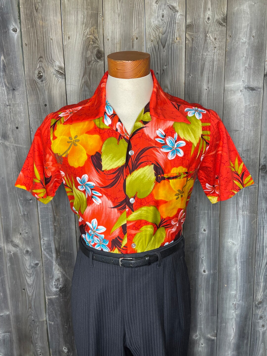 Rollo Modern Tartan Vintage Leaves Hawaiian Shirt main image 0