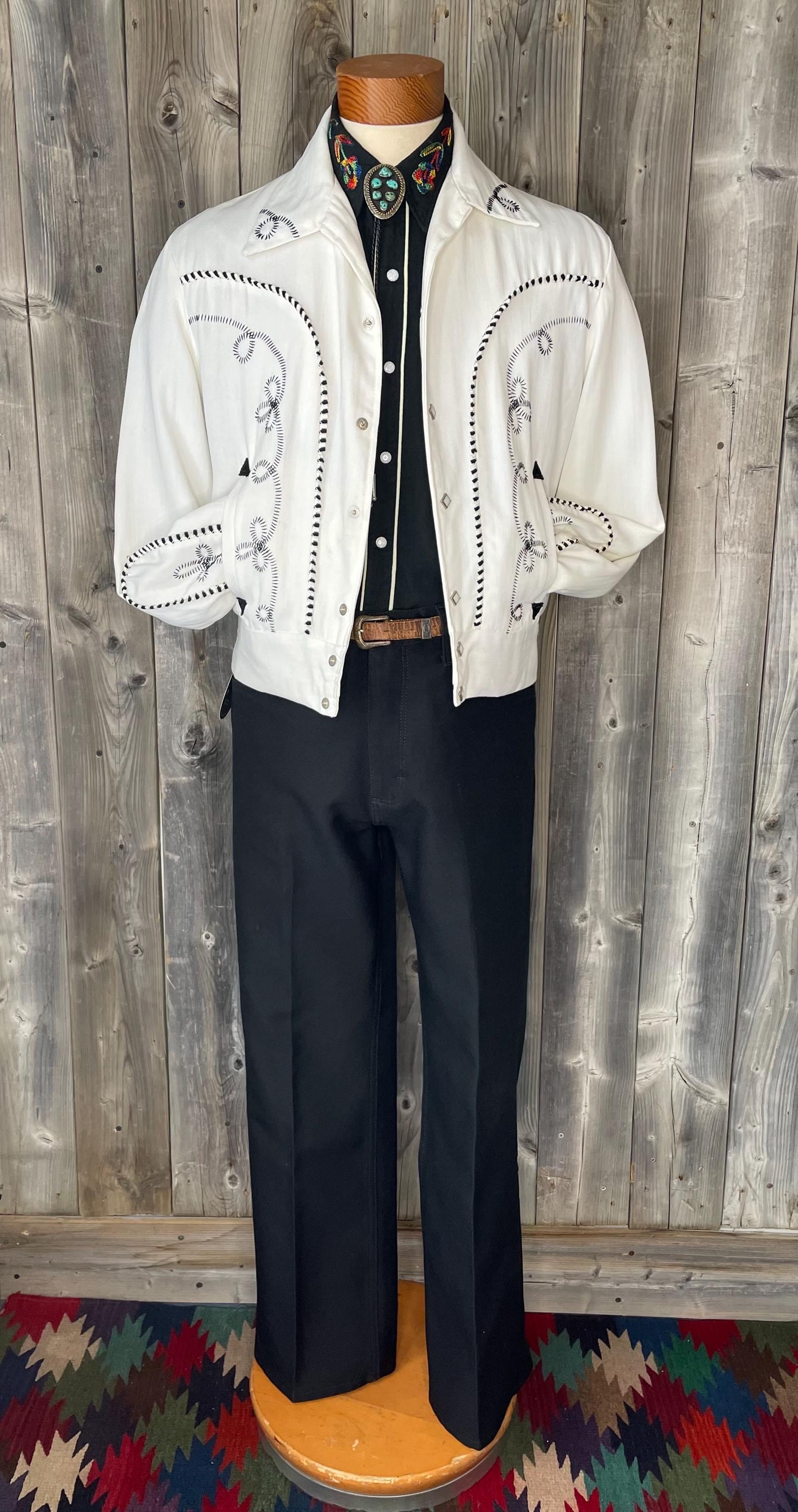 Vintage 1950s Mac Murray Western Jacket / Rockabilly / Cowboy