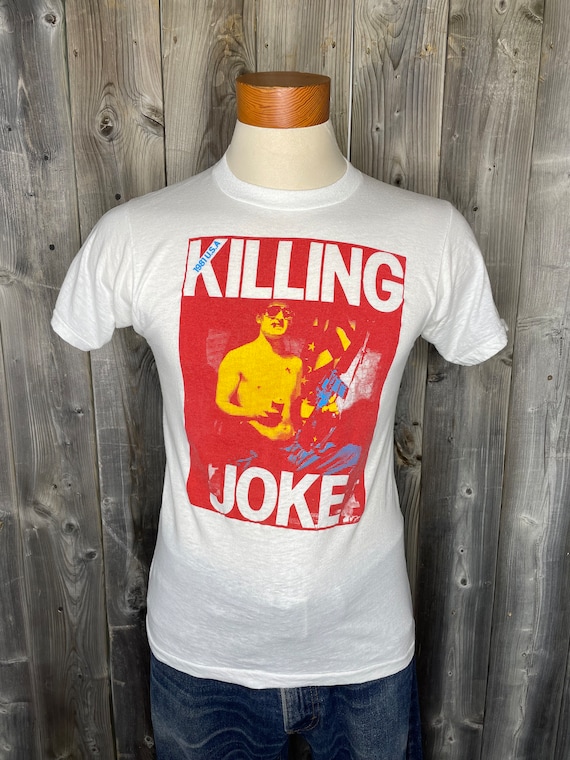 VINTAGE 1980s Killing Joke U.S.A. Tour T-shirt 19… - image 1