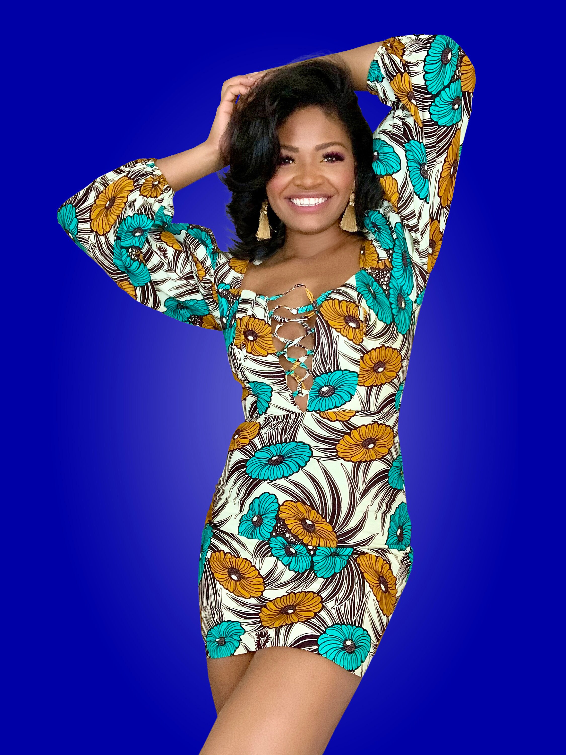 corset ankara gown styles