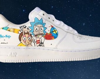 nike air force 1 rick and morty