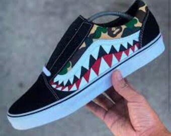 vans old skool bape