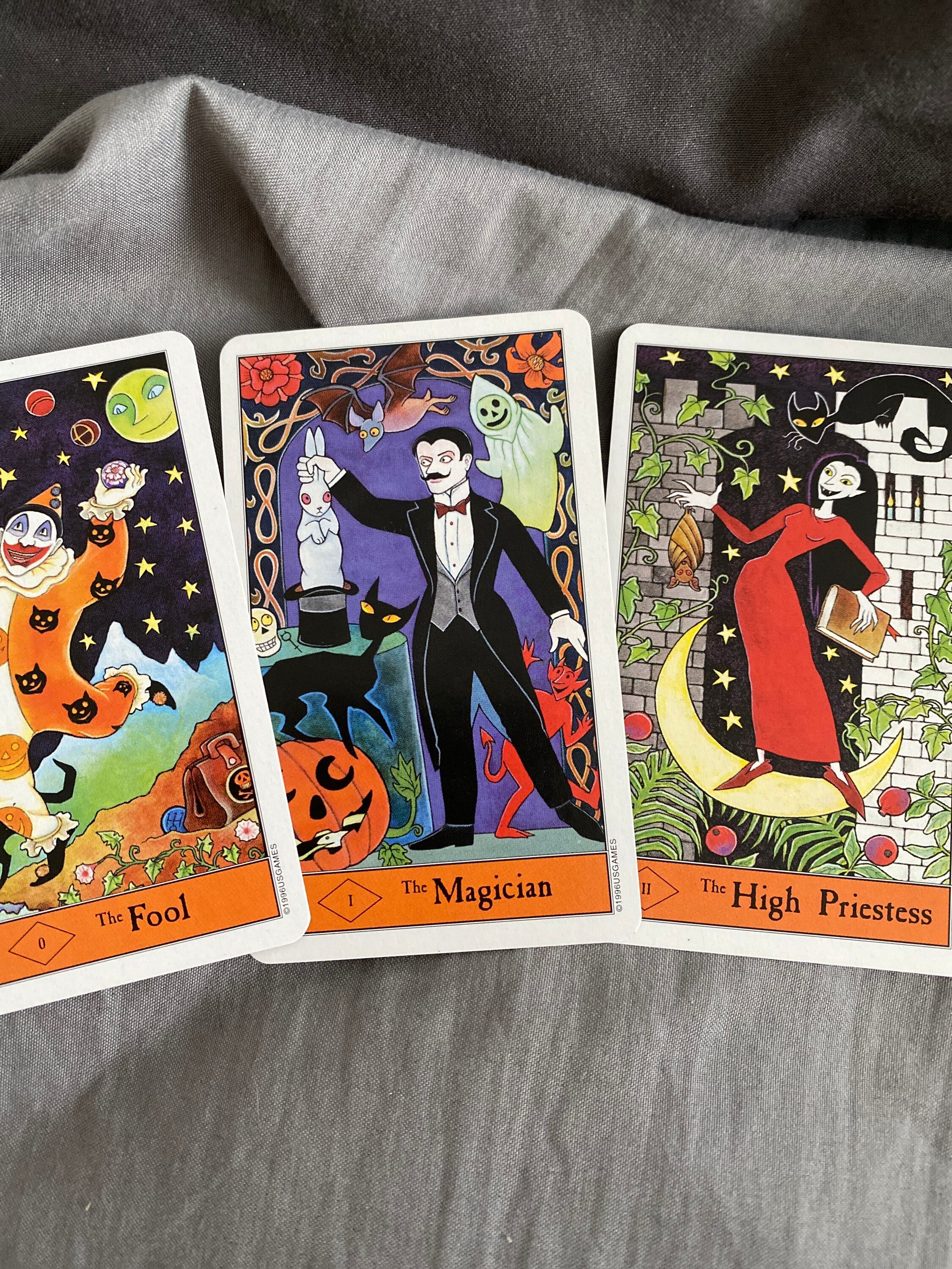 Halloween Tarot  Etsy